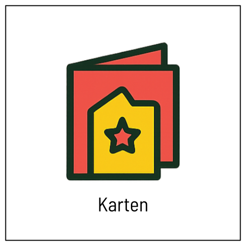 Handgefertigte Karten